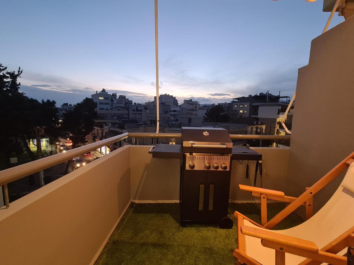 Sunny Home Private Jacuzzi Hydromassage Acropolis & Lycabettus Far View Parking 300M Metro Peristeri Atene Esterno foto