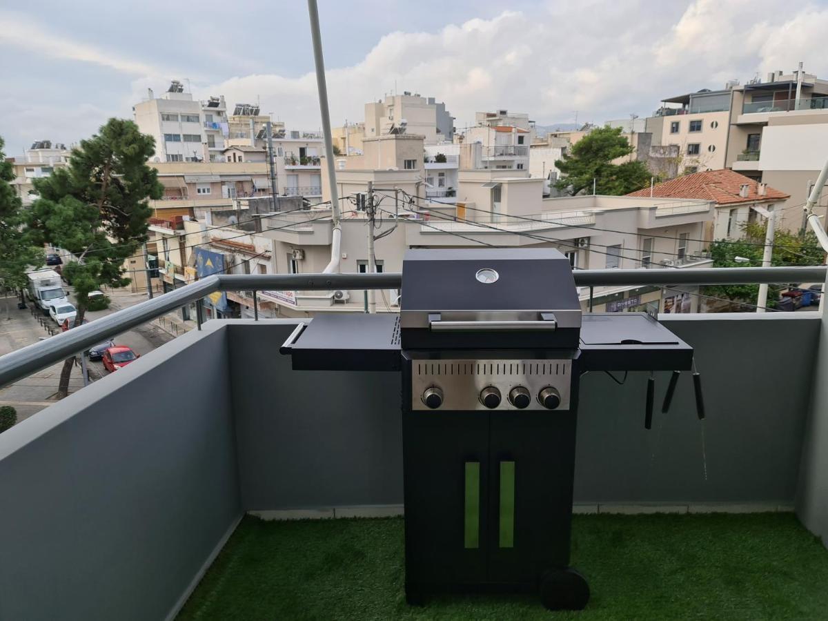 Sunny Home Private Jacuzzi Hydromassage Acropolis & Lycabettus Far View Parking 300M Metro Peristeri Atene Esterno foto