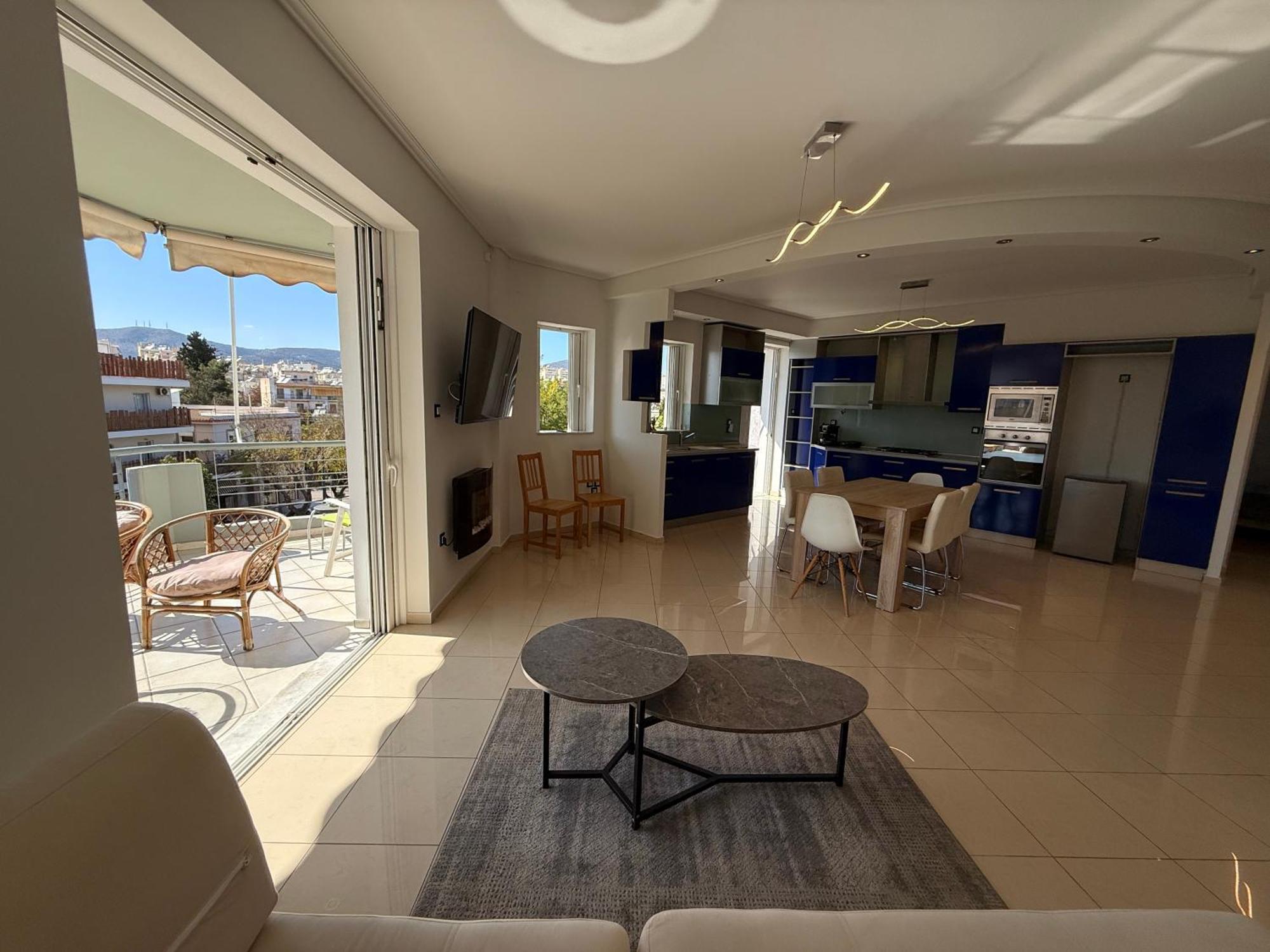 Sunny Home Private Jacuzzi Hydromassage Acropolis & Lycabettus Far View Parking 300M Metro Peristeri Atene Esterno foto